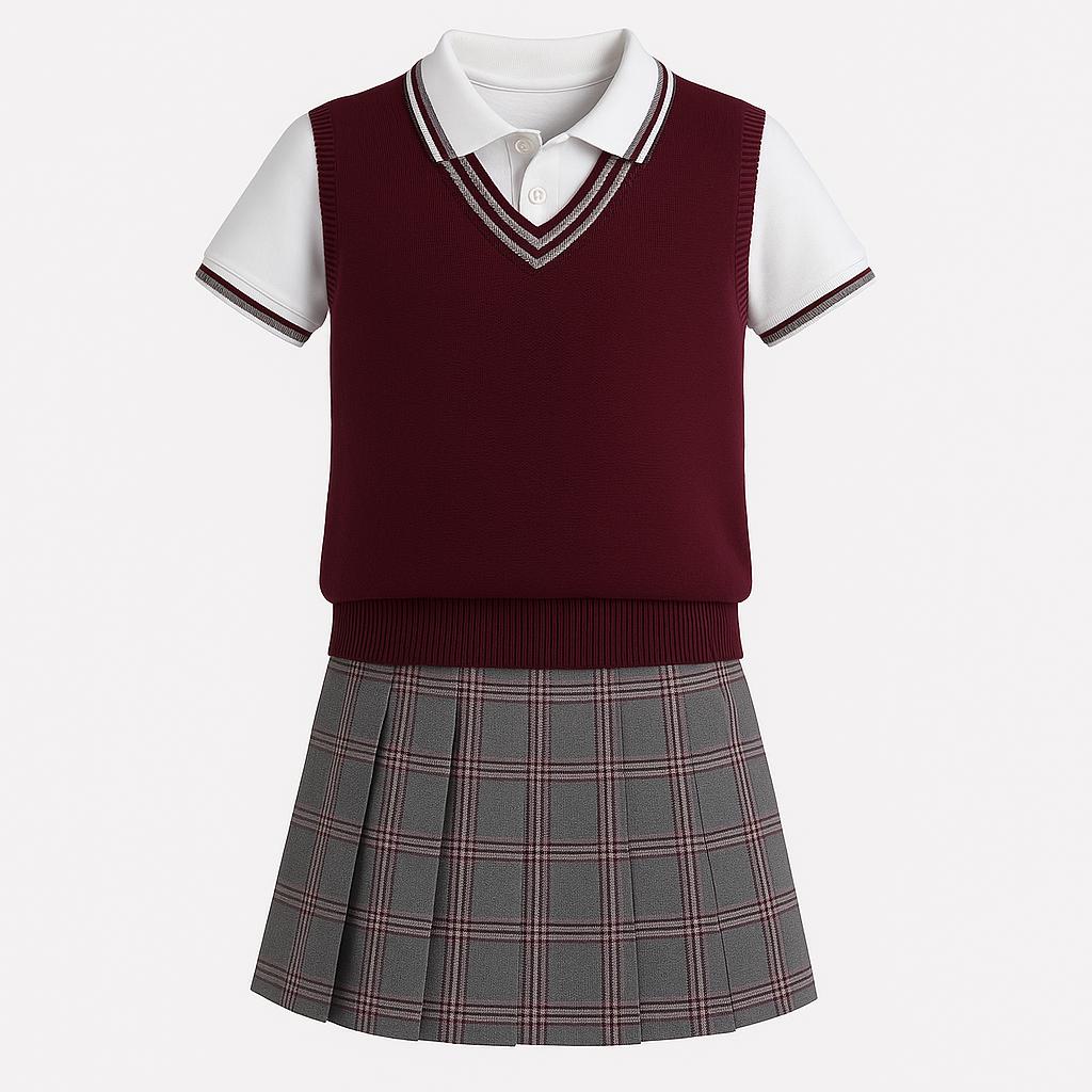 Kız erkek triko süveter Girls-Boys Knitted Vest - Image 2