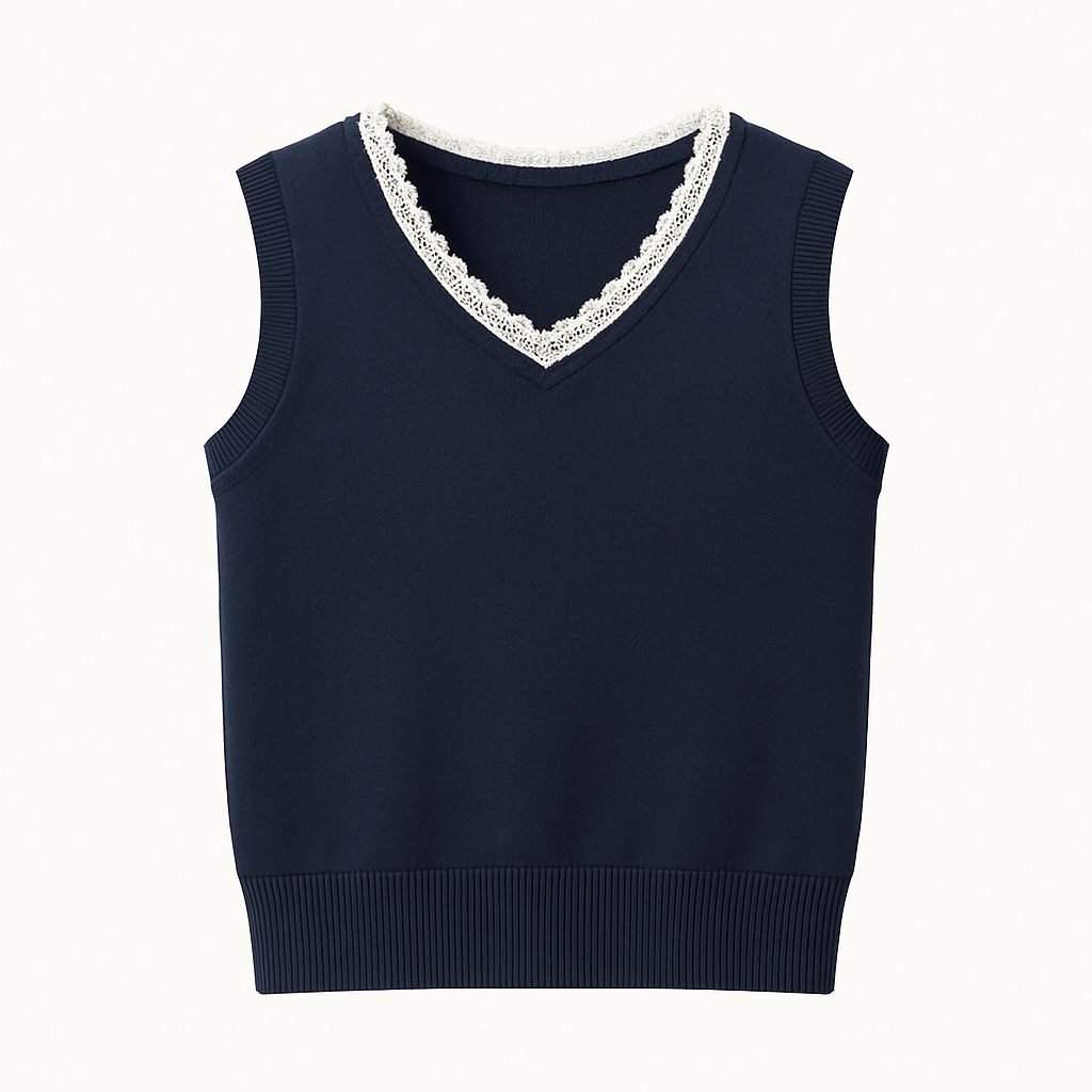 triko-suveter-ve-ceket-3 Knit Sweater Vest and Jacket - Image 2